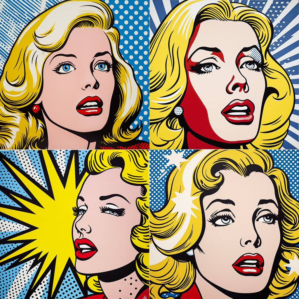 Een kunstwerk van Roy Lichtenstein
