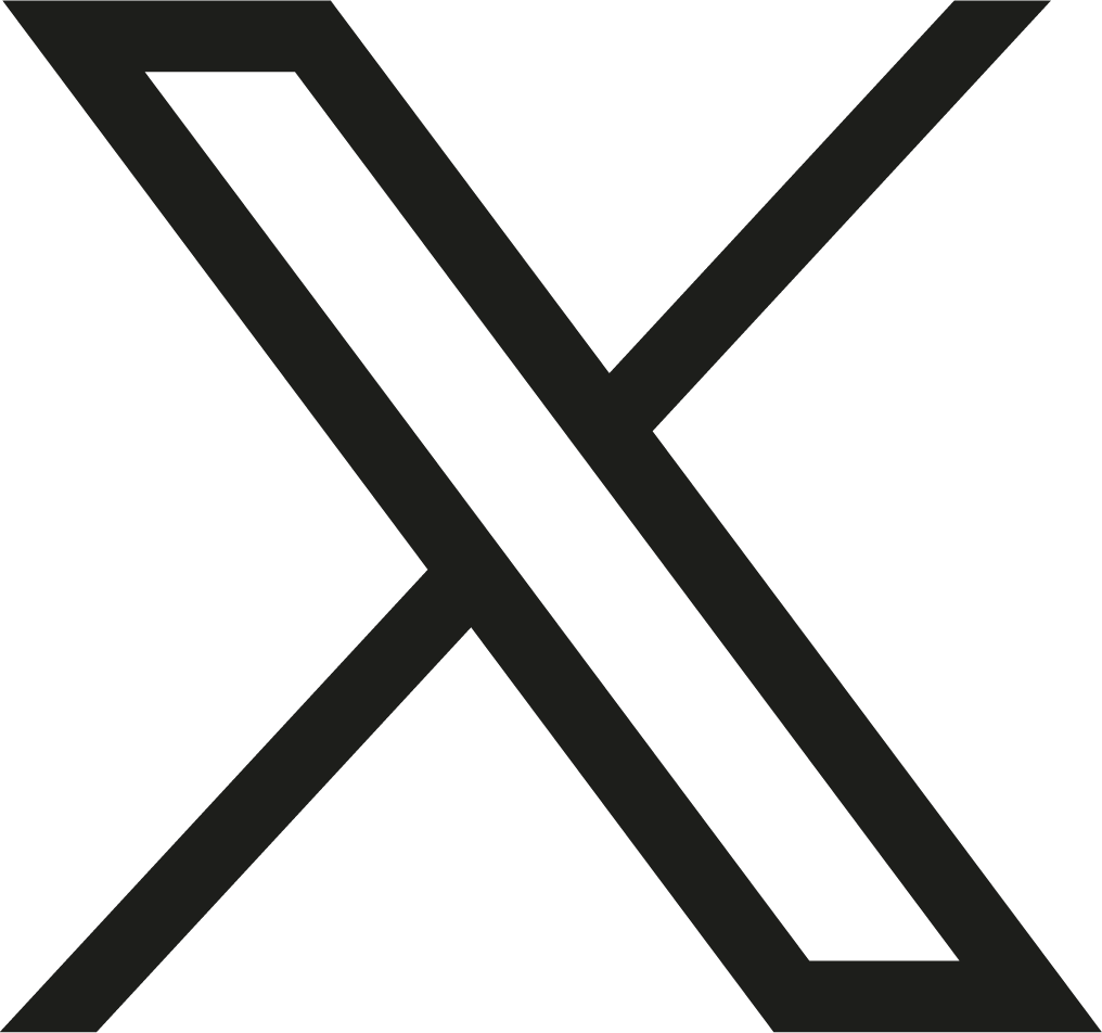 Het logo van x