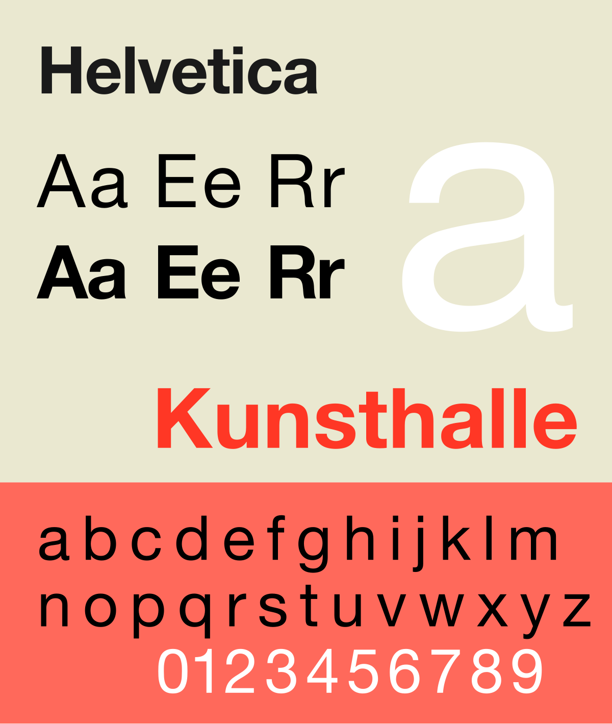 Een afbeelding van het lettertype Helvetica