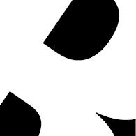 Een afbeelding van een letter abstractie