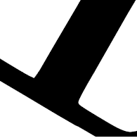 Een afbeelding van een letter abstractie
