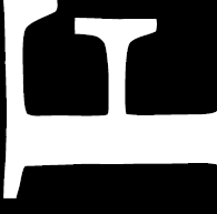 Een afbeelding van een letter abstractie